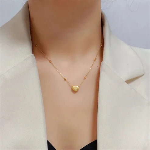 Gold Plated Heart Necklace